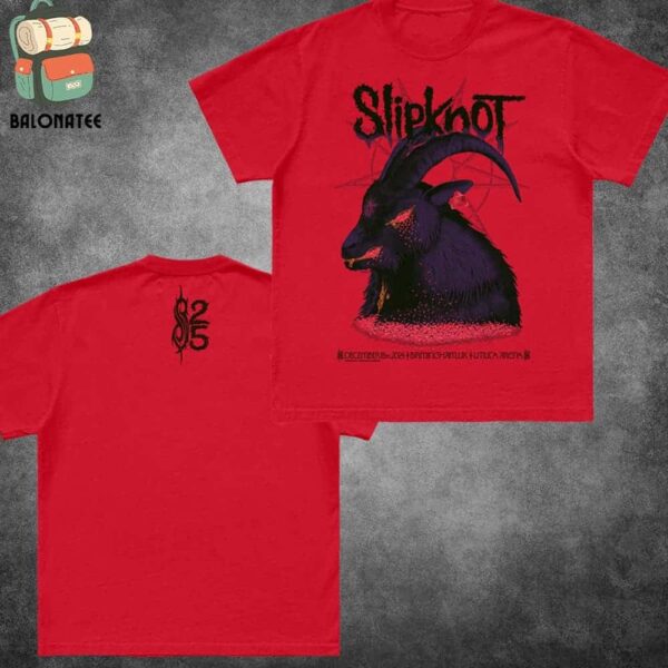 Slipknot 25th Anniversary 2024 Tour Tee At Utilica Arena Birmingham UK On December 18th 2024 Two Sides Classic T-Shirt