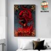 Slipknot 25th Anniversary Tour 2024 Tour Dortmund Poster Merchandise Limited Wall Decor Poster Canvas