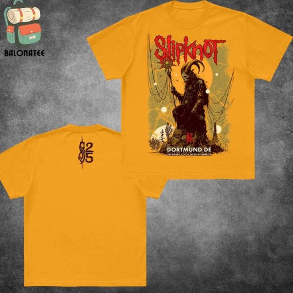 Slipknot 25th Anniversary Tour 2024 Tour Dortmund Tee Merchandise Limited Two Sides Classic T-Shirt