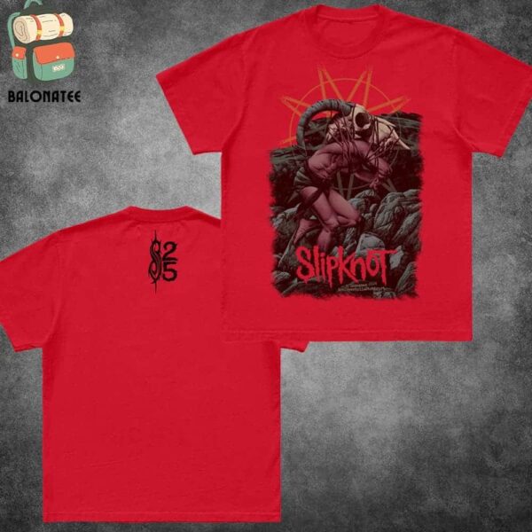 Slipknot 25th Anniversary Tour 2024 Tour Stuttgart Tee Merchandise Limited Two Sides Classic T-Shirt