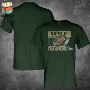 South Florida Bulls 2024 Hawaii Bowl Champions Merchandise Limtied Classic T-Shirt