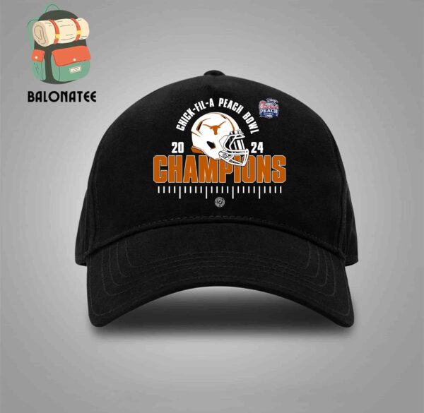 Texas Longhorns Is The 2024 Chick-Fil-A Peach Bowl Champions Quaterfinal College Football Playoff Snapback Classic Hat Cap