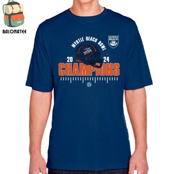 UTSA Roadrunners 2024 Myrtle Beach Bowl Champions College Football Classic T-Shirt