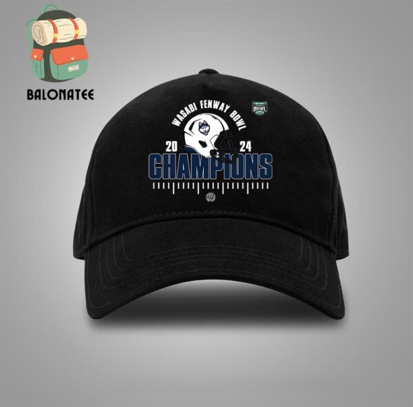 Uconn Huskies Is The 2024 Wasabi Fenway Bowl Champions NCAA Football Division I Snapback Classic Hat Cap