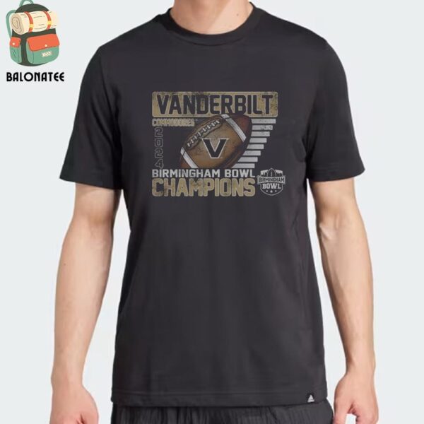 Vanderbilt Commodores 2024 Birmingham Bowl Champions Merch Limited Classic T-Shirt