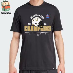 Vanderbilt Commodores Is The 2024 Birmingham Bowl Champions Helmet NCAA Football Season 2024-2025 Classic T-Shirt