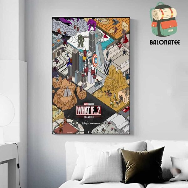 What If Season 3 Poster Now You Can See Everything Inspired Art Illustrated By Salvador Anguiano Wall Decor Poster Canvas