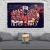 Congrats To AC Milan FC With The 2024-2025 Italian Super Cup Champions Wall Decor Poster Canvas