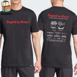 Beyond The Gates Official Line Up 4 Days Of Darkness In The Heart Of Bergen On 30 July To 2 August 2025 Two Sides Classic T-Shirt