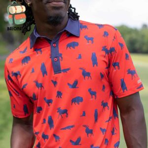 Breakfast Balls Americana Animals RSVLTS All-Day Polo Shirt