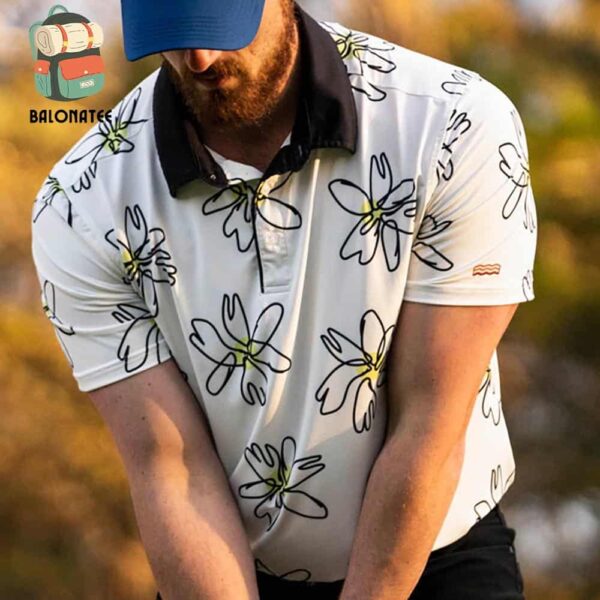 Breakfast Balls Flower Doodle RSVLTS All-Day Polo Shirt