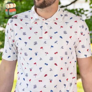 Breakfast Balls Let Freedom Swing RSVLTS All-Day Polo Shirt