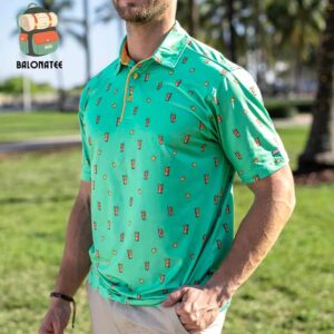 Breakfast Balls Palms Away RSVLTS All-Day Polo Shirt