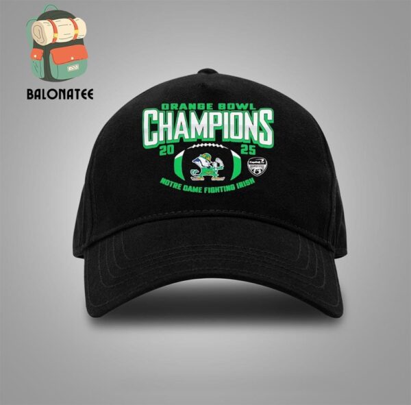 Capital One Orange Bowl Champions 2025 Notre Dame Fighting Irish Snapback Classic Hat Cap