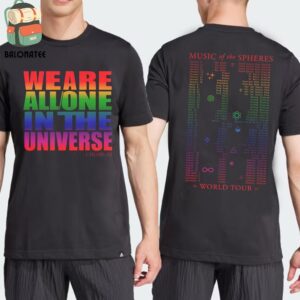 Coldplay We Are All One In The Universe Music Of The Spheres World Tour 2025 Two Sides Classic T-Shirt