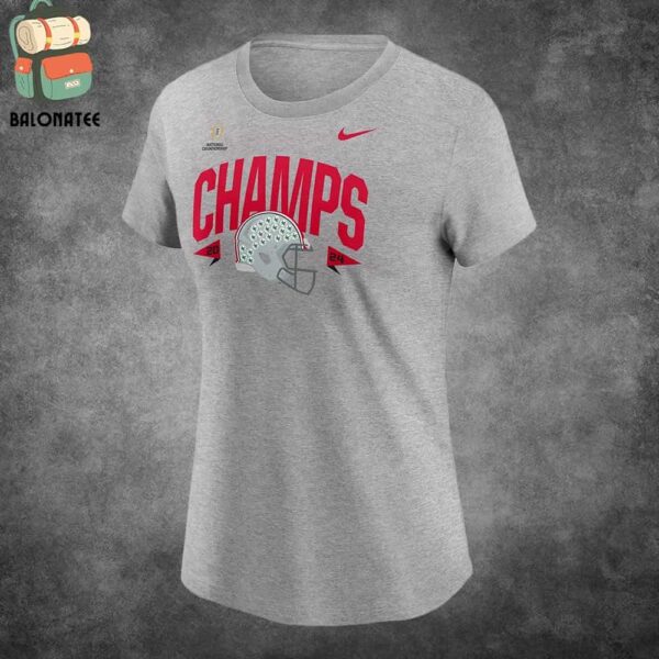 College Football Playoff 2025 National Champions Ohio State Buckeyes Field Dominant Classic T-Shirt