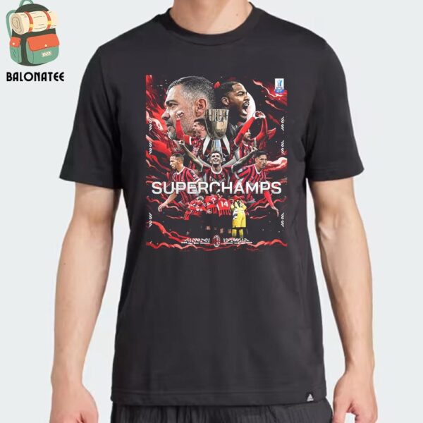 Congrats To AC Milan FC With The 2024-2025 Italian Super Cup Champions Classic T-Shirt