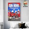 Congrats To LSU Tigers With 2024 Kinder’s Texas Bowl Champions Wall Decor Poster Canvas