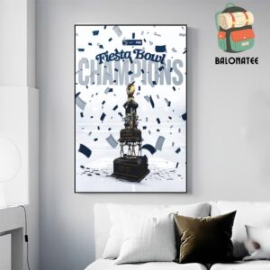 Congrats To Penn State Nittany Lions With 2024 Vrbo Fiesta Bowl Champions Wall Decor Poster Canvas