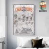 Congrats To Illinois Fighting Illini With 2024 Cheez-It Citrus Bowl Champions Wall Decor Poster Canvas