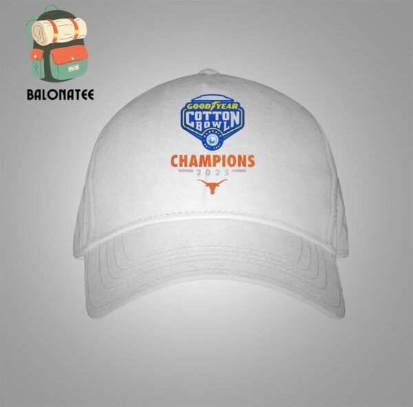 Goodyear Cotton Bowl Champions 2025 Texas Longhorns Snapback Classic Hat Cap