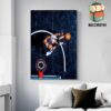 Ja Morant Crazy Poster Dunk On Wemby One Of The Greatest Dunk You’ll Ever See NBA Season 2024-2025 Wall Decor Poster Canvas