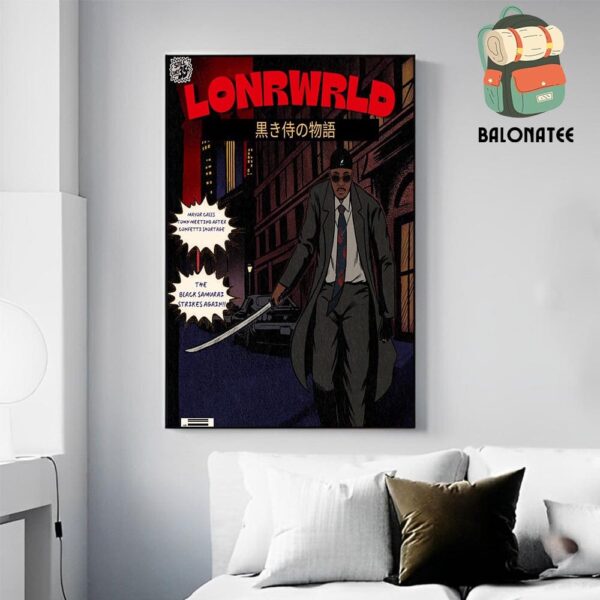 Jev Offcial Art Of New Music Lonrwrld Vol 2 3 New Songs Every Month Starting On January 31st 2025 Wall Decor Poster Canvas