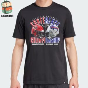 Kansas City Chiefs Vs Buffalo Bills AFC Conference Championship 2024 Dueling Helmet Classic T-Shirt