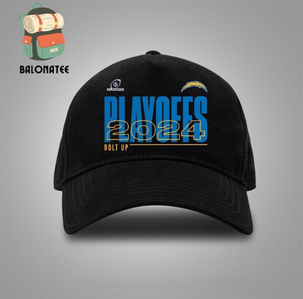 Los Angeles Chargers 2024 NFL Playoffs Bolt Up Merchandise Limited Snapback Classic Hat Cap