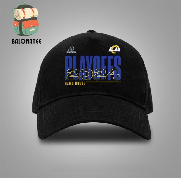 Los Angeles Rams 2024 NFL Playoffs Rams House Merchandise Limited Snapback Classic Hat Cap