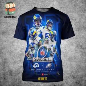 Los Angeles Rams Will Face Philadelphia Eagles At NFL Playoffs Divisional Round On Sunday January 19th 2025 All Over Print Shirt