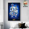 Baltimore Ravens Will Face Buffalo Bills At NFL Playoffs Divisional Round On Sunday January 19th 2025 Wall Decor Poster Canvas