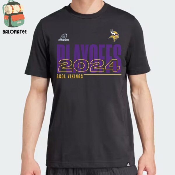 Minnesota Vikings 2024 NFL Playoffs Skol Vikings Merchandise Limited Classic T-Shirt