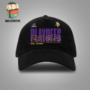 Minnesota Vikings 2024 NFL Playoffs Skol Vikings Merchandise Limited Snapback Classic Hat Cap