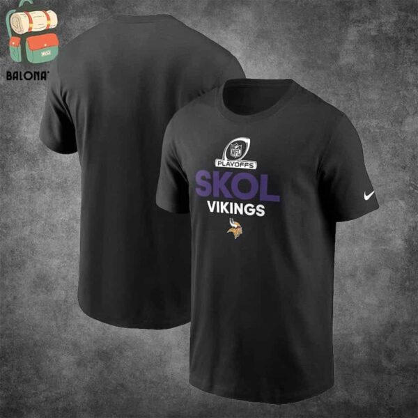 Minnesota Vikings Nike Skol Vikings 2024 NFL Playoffs Merchandise Limited Classic T-Shirt