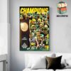 Congrats To AC Milan FC With The 2024-2025 Italian Super Cup Champions Wall Decor Poster Canvas