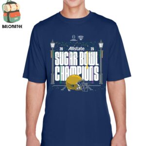 Notre Dame Fighting Irish 2025 Allstate Sugar Bowl Champions CFP Quaterfinal Season 24-25 Classic T-Shirt