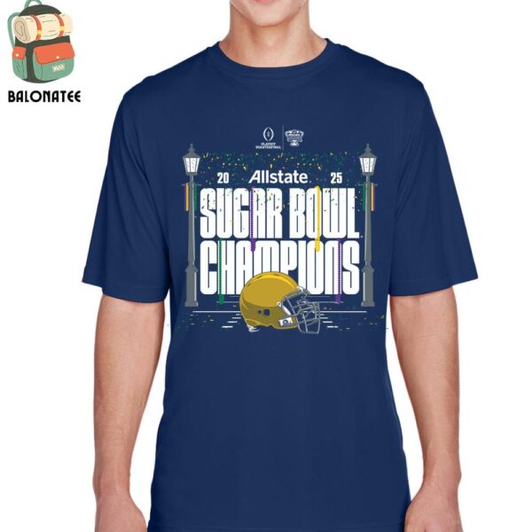 Notre Dame Fighting Irish 2025 Allstate Sugar Bowl Champions CFP Quaterfinal Season 24-25 Classic T-Shirt