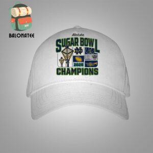 Notre Dame Fighting Irish 2025 College Football Playoff Sugar Bowl Champions Victory Ahead Snapback Classic Hat Cap