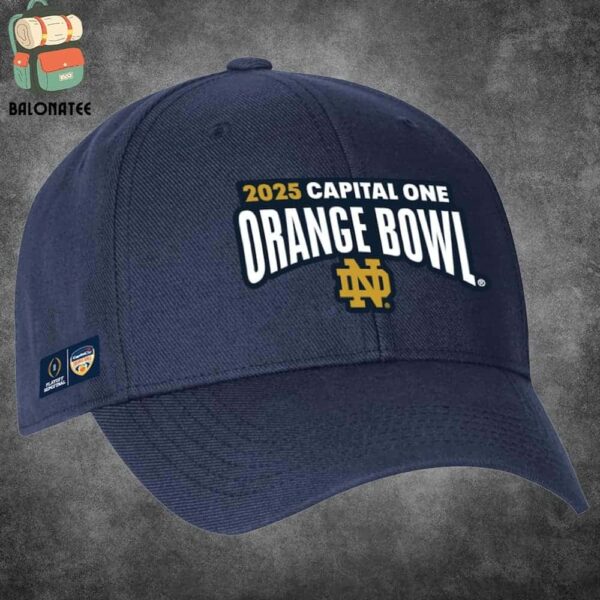 Notre Dame Fighting Irish College Football Playoff 2025 Orange Bowl Snapback Classic Hat Cap