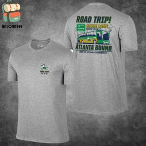 Notre Dame Fighting Irish College Football Playoff 2025 Retro Brands Road Trip Two Sides Classic T-Shirt