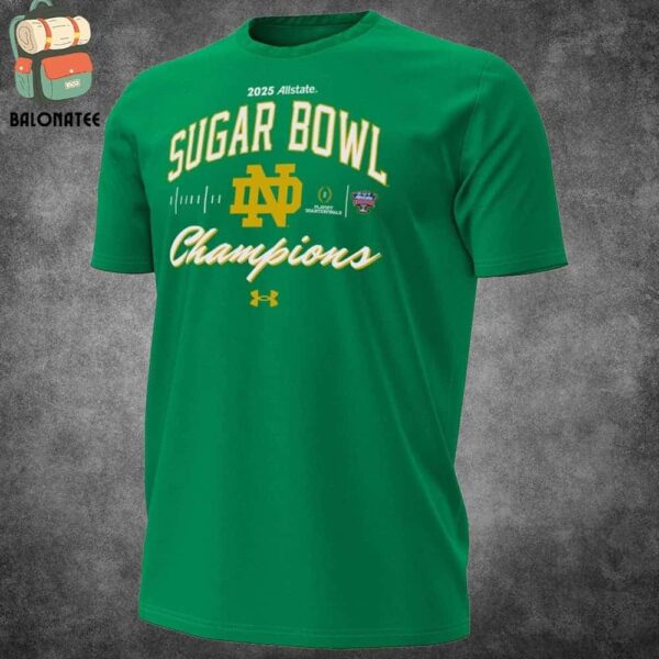 Notre Dame Fighting Irish College Football Playoff 2025 Sugar Bowl Champions Merchandise Limited Classic T-Shirt