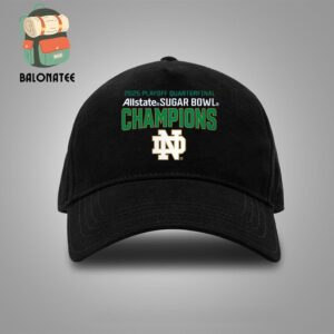 Notre Dame Fighting Irish College Football Playoff 2025 Sugar Bowl Champions Victory Ahead Snapback Classic Hat Cap