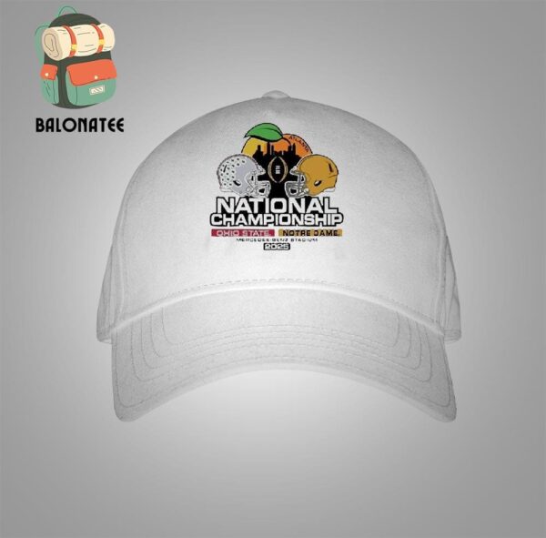 Notre Dame Fighting Irish Vs Ohio State Buckeyes 2025 National Championship Game Bound Head To Head Snapback Classic Hat Cap