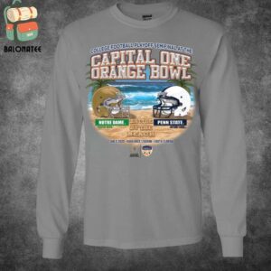 Notre Dame Versus Penn State Head To Head 2025 CFP Semifinal At The Capital One Orange Bowl Battle By The Beach Tee Classic T-Shirt