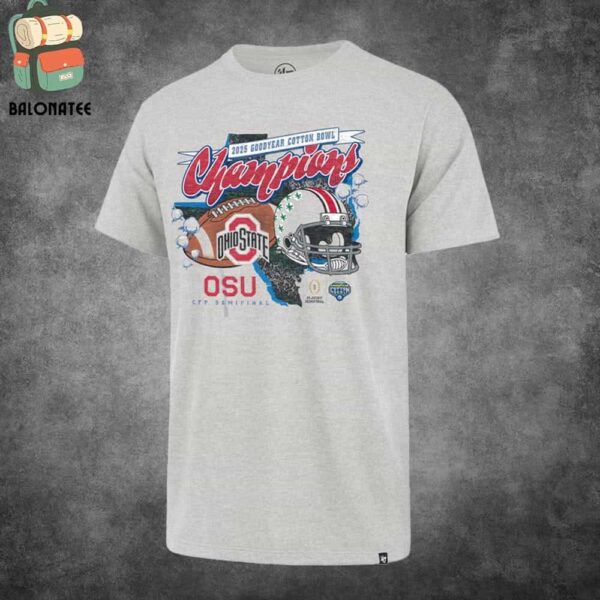 Ohio State Buckeyes 2025 Goodyear Cotton Bowl Champions CFP Semifinal 2025 Classic T-Shirt