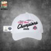 Ohio State Buckeyes College Football Playoff 2025 NCG Bound Side Patch Snapback Classic Hat Cap