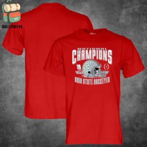 Ohio State Buckeyes College Football Playoff 2024 National Champions Helmet Classic T-Shirt