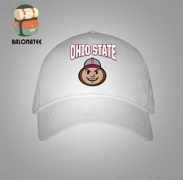 Ohio State Buckeyes College Football Playoff 2024 National Champions Mascot Face Snapback Classic Hat Cap