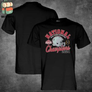 Ohio State Buckeyes College Football Playoff 2024 National Champions Old School Helmet Classic T-Shirt